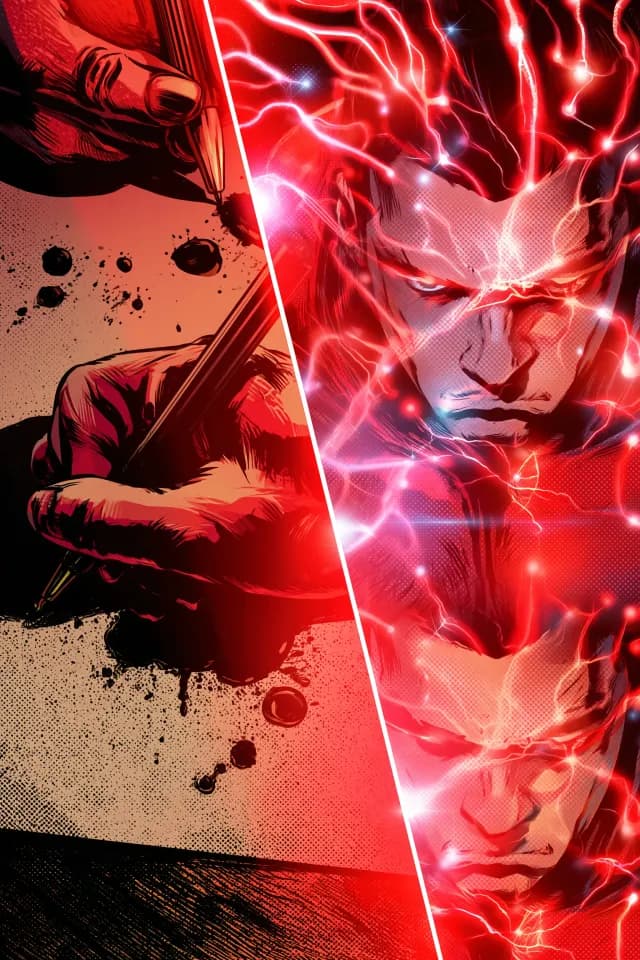 AI comic book generator vs hand-drawn comic art comparison